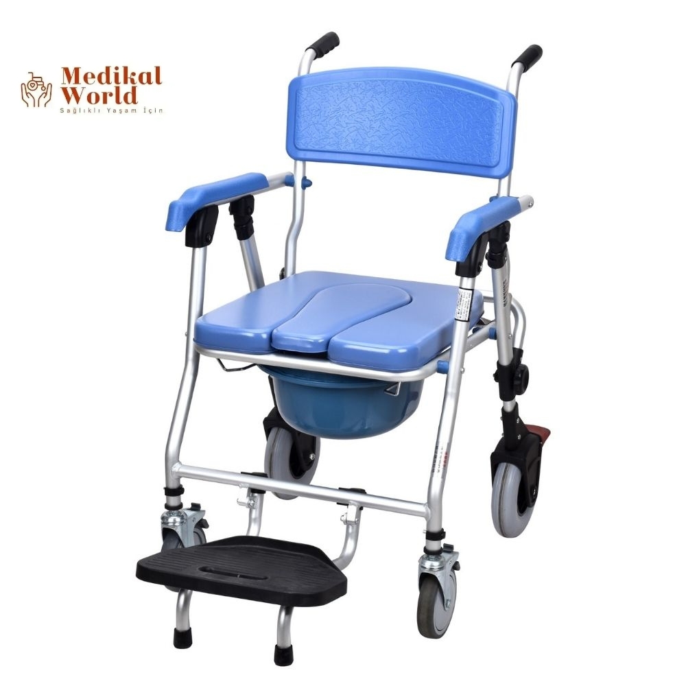 Poylin P611 Alüminyum Banyo Tuvalet Sandalyesi